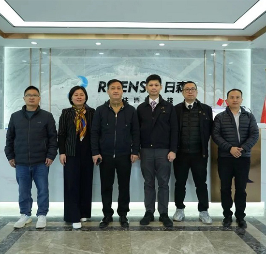 欢迎台湾客户访问青岛日森：深化两岸经济合作与技术交流